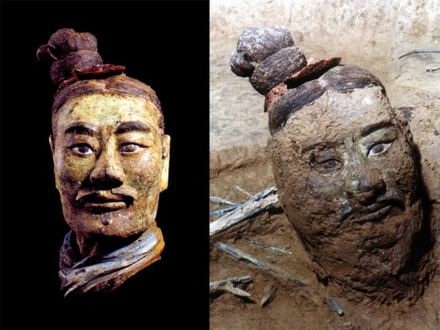 Soi kính hiển vi đội quân đất nung, những “bông hoa” màu trắng nở rộ, chuyên gia: Ta đã phạm sai lầm lớn- Ảnh 2. Soi kính hiển vi đội quân đất nung, những “bông hoa” màu trắng nở rộ, chuyên gia: Ta đã phạm sai lầm lớn- Ảnh 2.