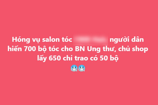 Salon bị “bóc phốt” liên quan đến việc từ thiện: Vẫn tiếp tục nhận tóc hiến như bình thường- Ảnh 1.