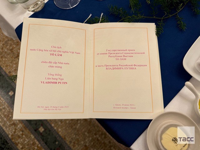 Hé lộ thực đơn quốc yến chiêu đãi Tổng thống Putin tại Hà Nội: Hội tụ đặc sản 3 miền Bắc - Trung - Nam- Ảnh 5. Hé lộ thực đơn quốc yến chiêu đãi Tổng thống Putin tại Hà Nội: Hội tụ đặc sản 3 miền Bắc - Trung - Nam- Ảnh 5.