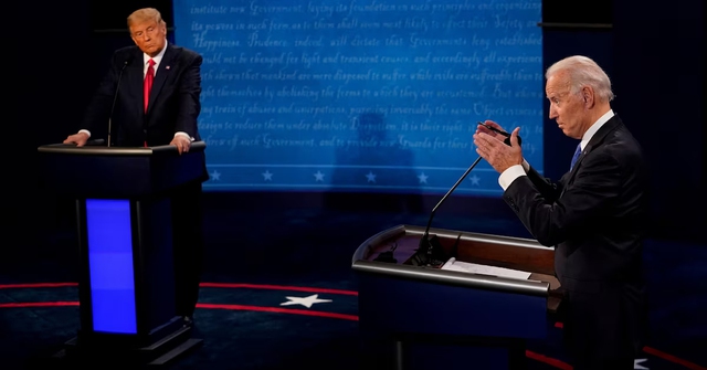 Màn so găng đầu tiên giữa 2 ông Trump-Biden: Cuộc tranh luận "tắt mic" và lựa chọn khác thường của cựu TT- Ảnh 1. Màn so găng đầu tiên giữa 2 ông Trump-Biden: Cuộc tranh luận "tắt mic" và lựa chọn khác thường của cựu TT- Ảnh 1.