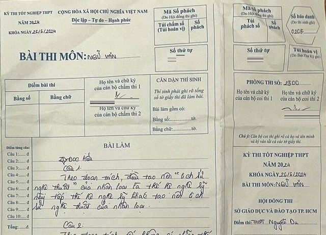 Phụ huynh bức xúc vì sự cố giám thị ký nhầm giấy: "Tôi mong hội đồng chấm thi sẽ cộng điểm bù cho các con"- Ảnh 1. Phụ huynh bức xúc vì sự cố giám thị ký nhầm giấy: "Tôi mong hội đồng chấm thi sẽ cộng điểm bù cho các con"- Ảnh 1.