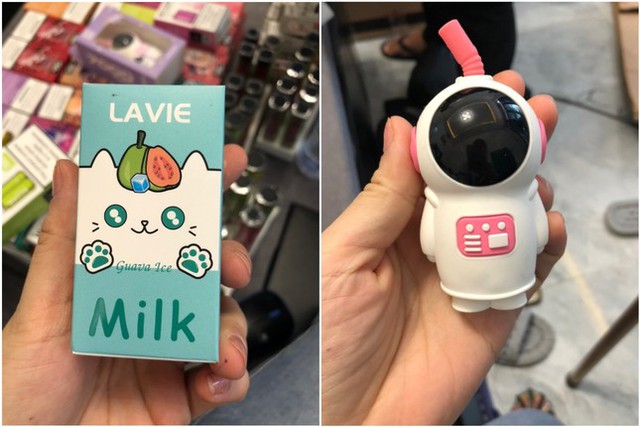 Thuốc lá điện tử được thiết kế dạng hộp sữa hoặc các hình thù ngộ nghĩnh Thuốc lá điện tử được thiết kế dạng hộp sữa hoặc các hình thù ngộ nghĩnh