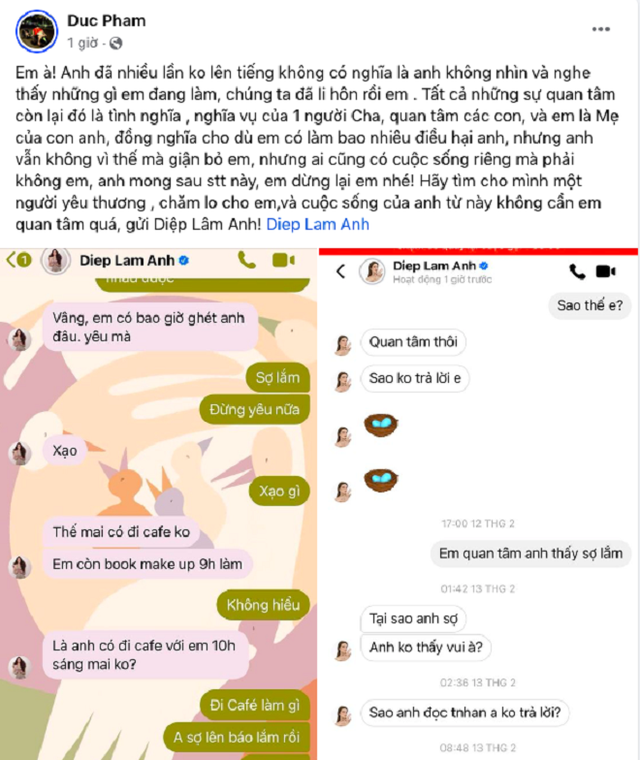Chồng cũ tung tin nhắn tán tỉnh, Diệp Lâm Anh đáp trả cực hài, thừa nhận trong lòng "luôn có anh"- Ảnh 2. Chồng cũ tung tin nhắn tán tỉnh, Diệp Lâm Anh đáp trả cực hài, thừa nhận trong lòng "luôn có anh"- Ảnh 2.