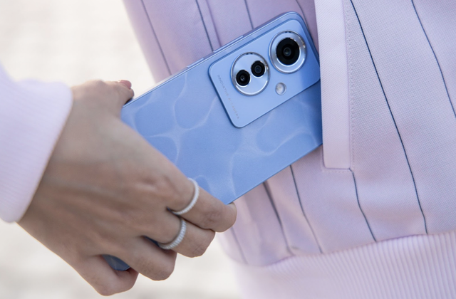 OPPO Reno11 F ra mắt tại Việt Nam: Thiết kế mặt lưng "độc lạ", camera đẹp, giá 9 triệu đồng - Ảnh 3. OPPO Reno11 F ra mắt tại Việt Nam: Thiết kế mặt lưng "độc lạ", camera đẹp, giá 9 triệu đồng - Ảnh 3.