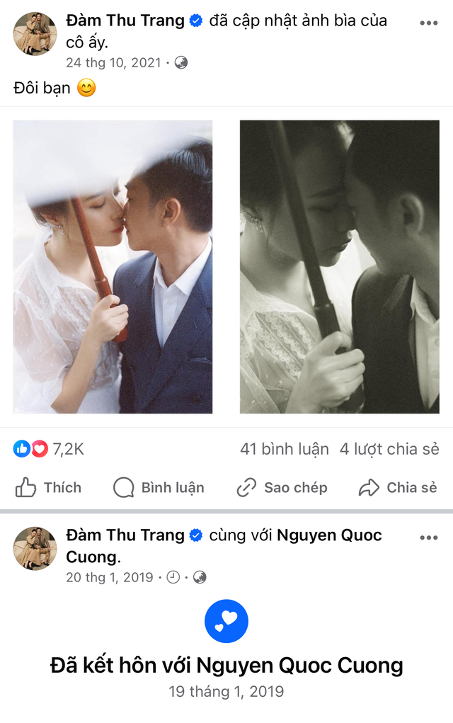 Vợ chồng Cường Đô La cùng lúc có động thái lạ trên MXH- Ảnh 2. Vợ chồng Cường Đô La cùng lúc có động thái lạ trên MXH- Ảnh 2.
