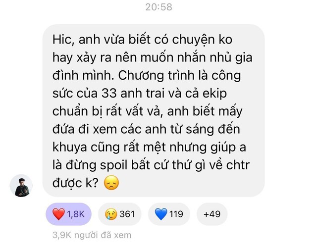 Vấn nạn đáng báo động của bộ phận khán giả Anh trai vượt ngàn chông gai- Ảnh 6. Vấn nạn đáng báo động của bộ phận khán giả Anh trai vượt ngàn chông gai- Ảnh 6.