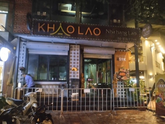 Hà Nội: Cháy nhà hàng trên phố Duy Tân- Ảnh 3. Hà Nội: Cháy nhà hàng trên phố Duy Tân- Ảnh 3.