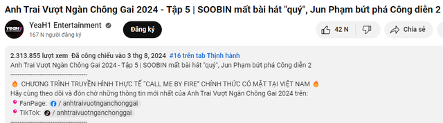 Giá quảng cáo gây bất ngờ của Anh trai vượt ngàn chông gai- Ảnh 8. Giá quảng cáo gây bất ngờ của Anh trai vượt ngàn chông gai- Ảnh 8.