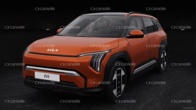 Kia EV3 - Xe điện song sinh với Seltos lộ nội, ngoại thất trước ra mắt: Thiết kế hiện đại, nội thất gọn với ít nút bấm- Ảnh 2. Kia EV3 - Xe điện song sinh với Seltos lộ nội, ngoại thất trước ra mắt: Thiết kế hiện đại, nội thất gọn với ít nút bấm- Ảnh 2.