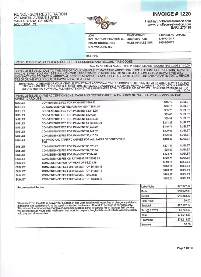 Những ai muốn chơi xe sang cũ coi chừng sụp hố: Tiền sửa quá cả tiền xe, được 1 nhưng phải bỏ ra 2- Ảnh 13. Những ai muốn chơi xe sang cũ coi chừng sụp hố: Tiền sửa quá cả tiền xe, được 1 nhưng phải bỏ ra 2- Ảnh 13.