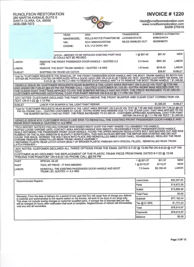 Những ai muốn chơi xe sang cũ coi chừng sụp hố: Tiền sửa quá cả tiền xe, được 1 nhưng phải bỏ ra 2- Ảnh 15. Những ai muốn chơi xe sang cũ coi chừng sụp hố: Tiền sửa quá cả tiền xe, được 1 nhưng phải bỏ ra 2- Ảnh 15.