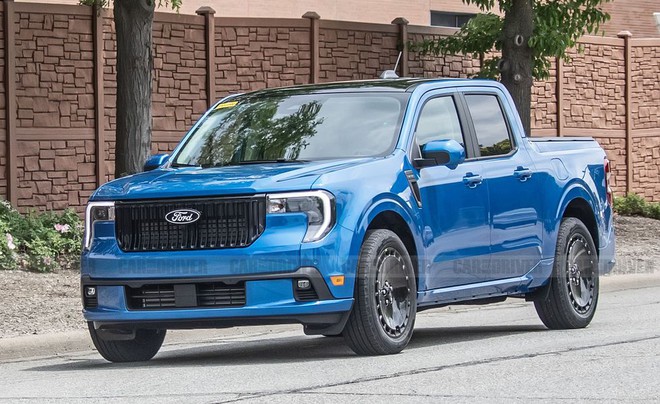 Đàn em Ford Ranger lộ bản mới ‘trần trụi’ trên đường: Logo mới, đầu xe khác biệt, mâm như Maybach- Ảnh 5. Đàn em Ford Ranger lộ bản mới ‘trần trụi’ trên đường: Logo mới, đầu xe khác biệt, mâm như Maybach- Ảnh 5.