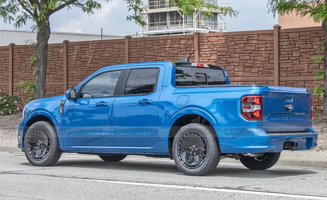 Đàn em Ford Ranger lộ bản mới ‘trần trụi’ trên đường: Logo mới, đầu xe khác biệt, mâm như Maybach- Ảnh 6. Đàn em Ford Ranger lộ bản mới ‘trần trụi’ trên đường: Logo mới, đầu xe khác biệt, mâm như Maybach- Ảnh 6.