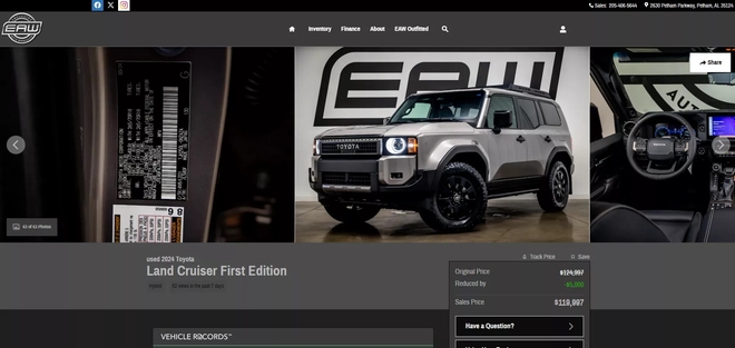 Toyota Land Cruiser Prado 'hàng lướt' giảm cả trăm triệu nhưng vẫn đắt hơn 1 tỷ so với xe mới- Ảnh 5. Toyota Land Cruiser Prado 'hàng lướt' giảm cả trăm triệu nhưng vẫn đắt hơn 1 tỷ so với xe mới- Ảnh 5.