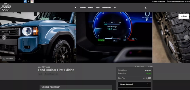 Toyota Land Cruiser Prado 'hàng lướt' giảm cả trăm triệu nhưng vẫn đắt hơn 1 tỷ so với xe mới- Ảnh 4. Toyota Land Cruiser Prado 'hàng lướt' giảm cả trăm triệu nhưng vẫn đắt hơn 1 tỷ so với xe mới- Ảnh 4.
