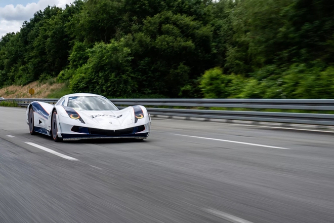 Xe điện nhanh nhất thế giới: 438,7km/h vượt cả Rimac dù vô danh, chưa bán- Ảnh 2.