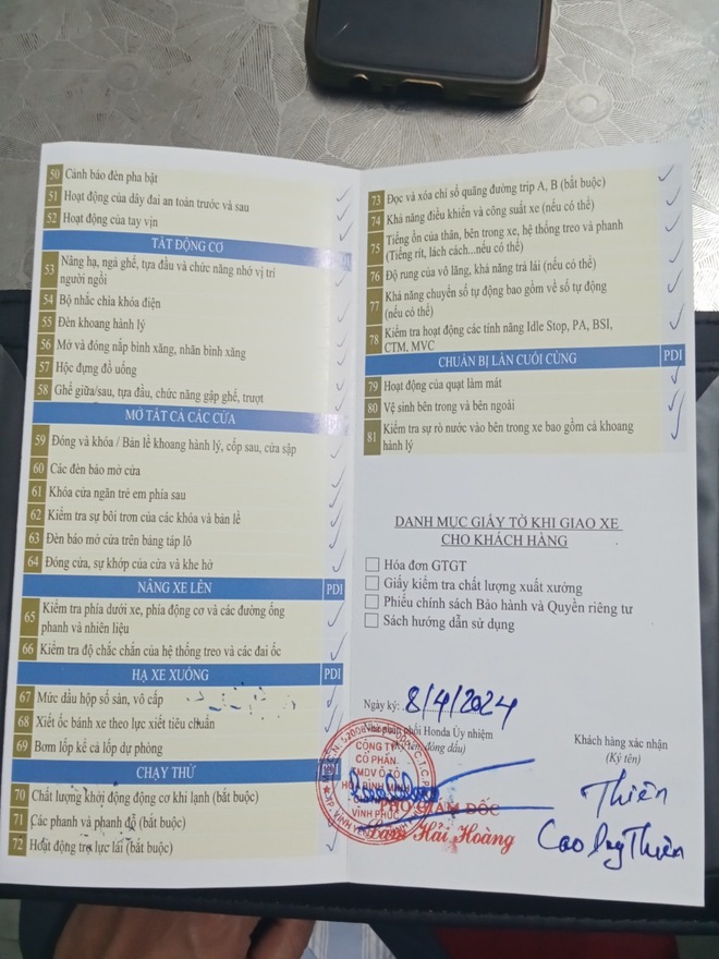 Vừa nhận Honda BR-V đã phát hiện hoen rỉ, chủ xe tại Vĩnh Phúc muốn đổi xe mới, hãng chỉ đồng ý thay phụ tùng và sơn lại- Ảnh 11. Vừa nhận Honda BR-V đã phát hiện hoen rỉ, chủ xe tại Vĩnh Phúc muốn đổi xe mới, hãng chỉ đồng ý thay phụ tùng và sơn lại- Ảnh 11.