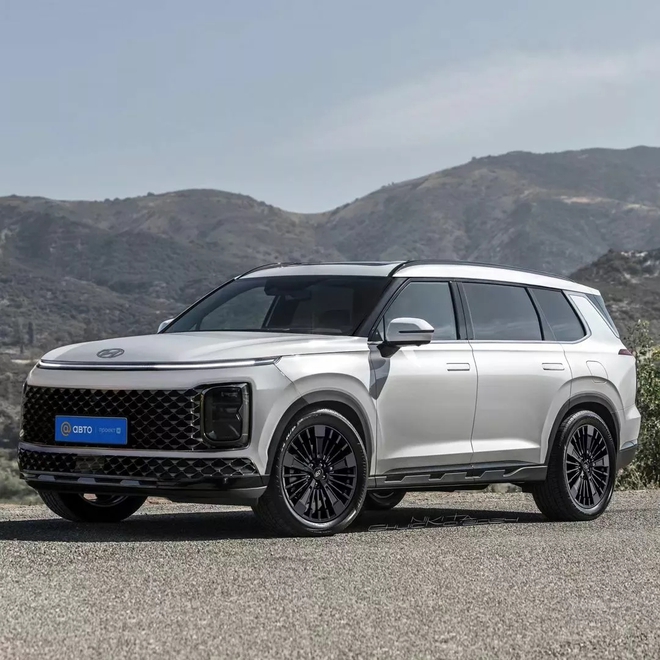 Hyundai Palisade 2026 có thể trông như thế này: Giống Santa Fe thế hệ mới 'phóng to', có tùy chọn động cơ hybrid, làm khó Ford Explorer một khi ra mắt- Ảnh 5.