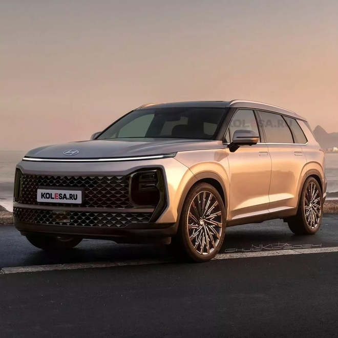 Hyundai Palisade 2026 có thể trông như thế này: Giống Santa Fe thế hệ mới 'phóng to', có tùy chọn động cơ hybrid, làm khó Ford Explorer một khi ra mắt- Ảnh 7. Hyundai Palisade 2026 có thể trông như thế này: Giống Santa Fe thế hệ mới 'phóng to', có tùy chọn động cơ hybrid, làm khó Ford Explorer một khi ra mắt- Ảnh 7.