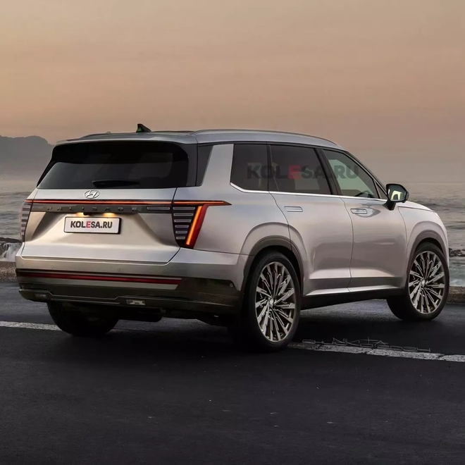 Hyundai Palisade 2026 có thể trông như thế này: Giống Santa Fe thế hệ mới 'phóng to', có tùy chọn động cơ hybrid, làm khó Ford Explorer một khi ra mắt- Ảnh 8. Hyundai Palisade 2026 có thể trông như thế này: Giống Santa Fe thế hệ mới 'phóng to', có tùy chọn động cơ hybrid, làm khó Ford Explorer một khi ra mắt- Ảnh 8.
