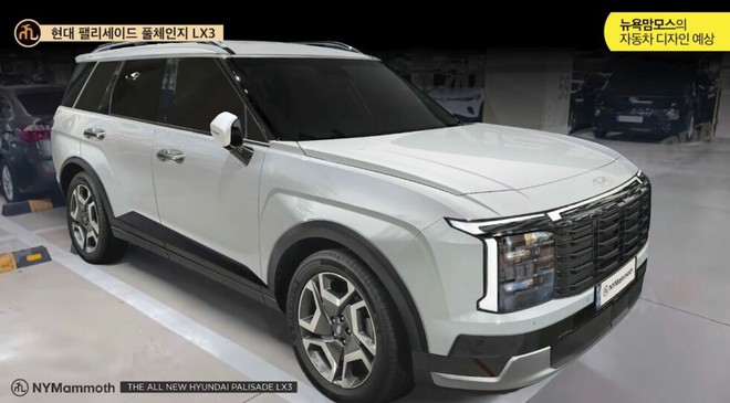 Hyundai Palisade 2026 lộ diện rõ nét hơn ngoài đời thực: Thiết kế 'mượt' hơn Santa Fe, có nét giống Range Rover- Ảnh 5. Hyundai Palisade 2026 lộ diện rõ nét hơn ngoài đời thực: Thiết kế 'mượt' hơn Santa Fe, có nét giống Range Rover- Ảnh 5.