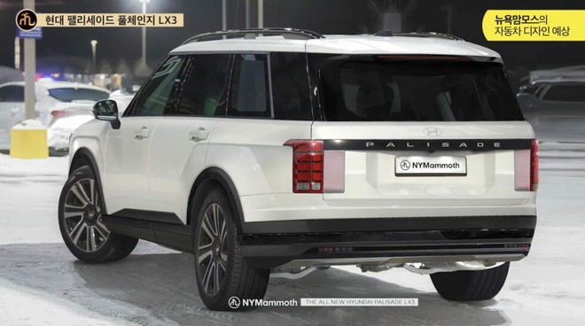 Hyundai Palisade 2026 lộ diện rõ nét hơn ngoài đời thực: Thiết kế 'mượt' hơn Santa Fe, có nét giống Range Rover- Ảnh 6. Hyundai Palisade 2026 lộ diện rõ nét hơn ngoài đời thực: Thiết kế 'mượt' hơn Santa Fe, có nét giống Range Rover- Ảnh 6.