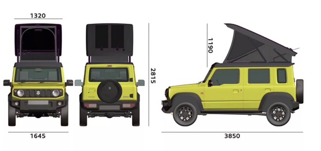 Suzuki Jimny không chỉ là xe chơi: Chỉ thêm phụ kiện này là tha hồ vi vu khắp nơi, về Việt Nam dễ được săn đón- Ảnh 3. Suzuki Jimny không chỉ là xe chơi: Chỉ thêm phụ kiện này là tha hồ vi vu khắp nơi, về Việt Nam dễ được săn đón- Ảnh 3.