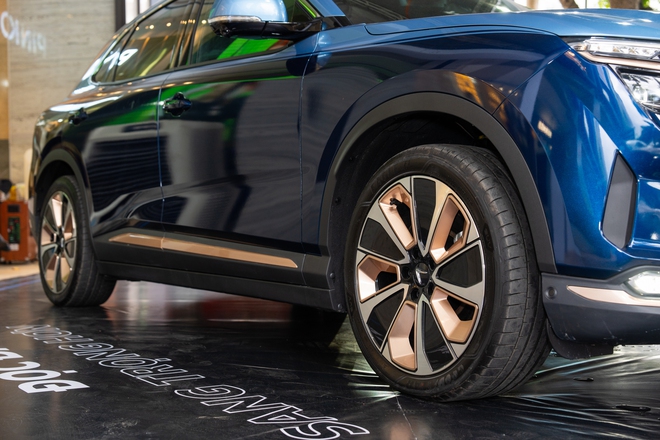 Cận cảnh VinFast VF 8 Lux Hỏa Long Độc Bản: Nhiều chi tiết mạ vàng, giới hạn 888 chiếc- Ảnh 5. Cận cảnh VinFast VF 8 Lux Hỏa Long Độc Bản: Nhiều chi tiết mạ vàng, giới hạn 888 chiếc- Ảnh 5.