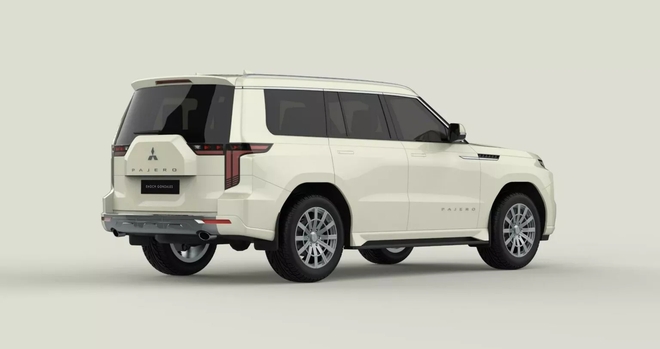Mitsubishi Pajero đời mới mà trông như này thì Land Cruiser phải dè chừng: Dáng hầm hố, thiết kế sang hơn hẳn- Ảnh 4. Mitsubishi Pajero đời mới mà trông như này thì Land Cruiser phải dè chừng: Dáng hầm hố, thiết kế sang hơn hẳn- Ảnh 4.