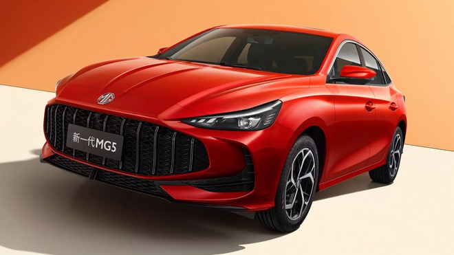 MG5 2024 ra mắt: Lưới tản nhiệt siêu to khổng lồ, màn hình lớn, có động cơ turbo đấu K3, Elantra- Ảnh 2. MG5 2024 ra mắt: Lưới tản nhiệt siêu to khổng lồ, màn hình lớn, có động cơ turbo đấu K3, Elantra- Ảnh 2.