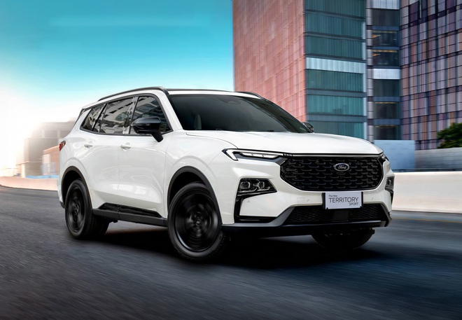 Ford Territory Sport đấu Hyundai Tucson bản dầu với cùng giá 909 triệu đồng: Xe Mỹ hơn tiện nghi, xe Hàn 'ăn' vận hành- Ảnh 1. Ford Territory Sport đấu Hyundai Tucson bản dầu với cùng giá 909 triệu đồng: Xe Mỹ hơn tiện nghi, xe Hàn 'ăn' vận hành- Ảnh 1.