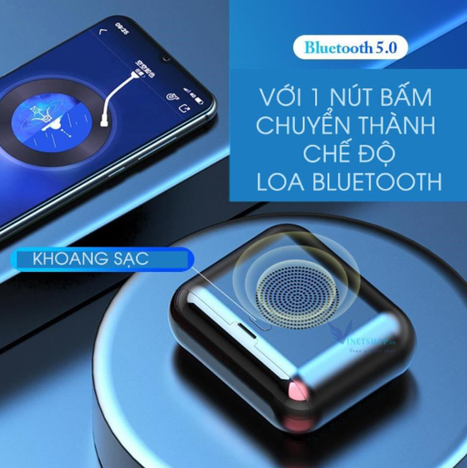 3 tai nghe bluetooth này có thể biến thành loa di động, giá từ 329.000đ, có loại còn nghe được FM độc lập- Ảnh 18.