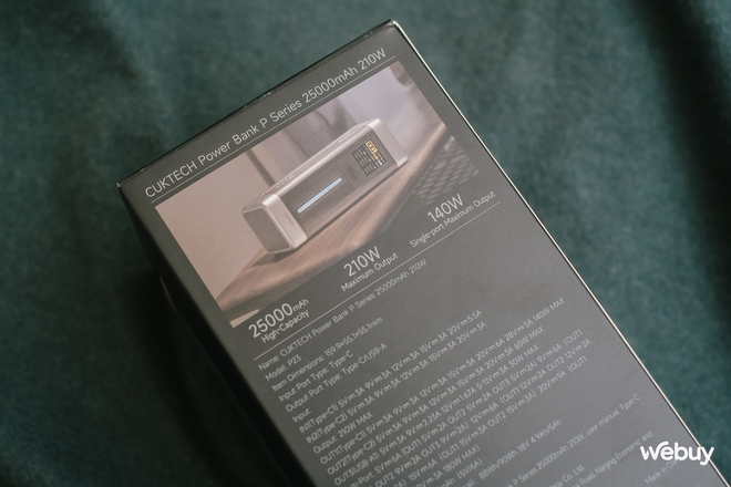 Đây là pin dự phòng Xiaomi dung lượng 25.000mAh, công suất 210W cực khủng, sạc được cho cả MacBook Pro, giá gần 2 triệu đồng- Ảnh 2. Đây là pin dự phòng Xiaomi dung lượng 25.000mAh, công suất 210W cực khủng, sạc được cho cả MacBook Pro, giá gần 2 triệu đồng- Ảnh 2.