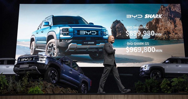 Khi Mỹ tăng thuế đối với xe điện Trung Quốc, BYD ra mắt xe bán tải BYD Shark ở Mexico với giá 53.400 USD- Ảnh 4. Khi Mỹ tăng thuế đối với xe điện Trung Quốc, BYD ra mắt xe bán tải BYD Shark ở Mexico với giá 53.400 USD- Ảnh 4.