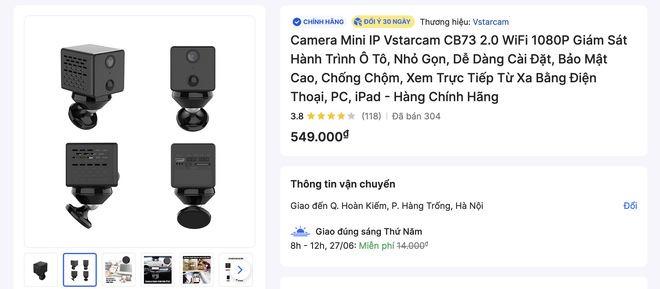 Lướt chợ mạng thấy quá trời camera mini, camera gắn củ sạc, máy báo cháy có thể bị lợi dụng để quay lén- Ảnh 12.