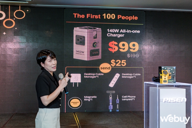 Ra mắt trạm sạc đa năng Aurora GaNUltra: Cấp điện cho mọi đồ chơi công nghệ, công suất đến 140W- Ảnh 11. Ra mắt trạm sạc đa năng Aurora GaNUltra: Cấp điện cho mọi đồ chơi công nghệ, công suất đến 140W- Ảnh 11.