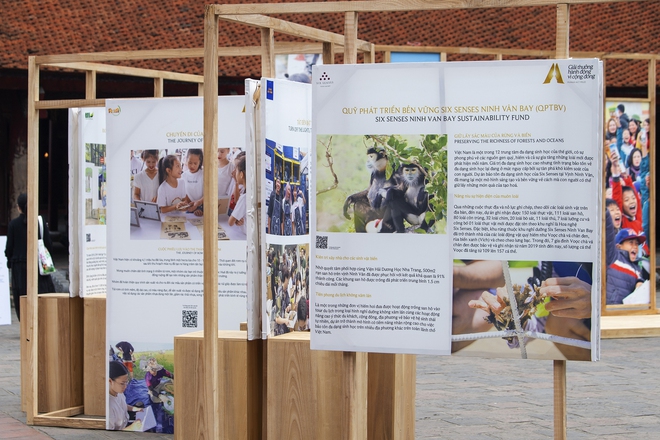 Ngắm các tác phẩm trưng bày tại Triển lãm Hành động vì cộng đồng - sự kiện đặc biệt, lần đầu tiên ở Việt Nam- Ảnh 5. Ngắm các tác phẩm trưng bày tại Triển lãm Hành động vì cộng đồng - sự kiện đặc biệt, lần đầu tiên ở Việt Nam- Ảnh 5.