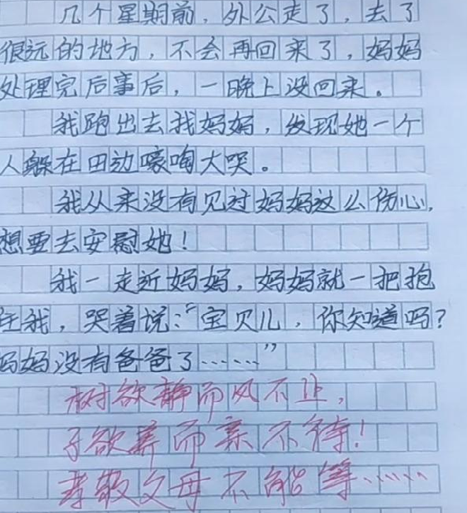 Bài văn “không còn bố nữa” của cậu bé lớp 2 đạt điểm tuyệt đối: Chỉ vài dòng mà khiến ai cũng rơi nước mắt- Ảnh 1. Bài văn “không còn bố nữa” của cậu bé lớp 2 đạt điểm tuyệt đối: Chỉ vài dòng mà khiến ai cũng rơi nước mắt- Ảnh 1.