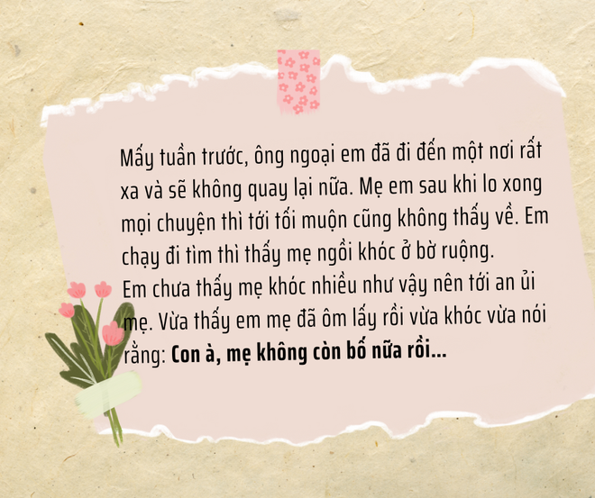 Bài văn “không còn bố nữa” của cậu bé lớp 2 đạt điểm tuyệt đối: Chỉ vài dòng mà khiến ai cũng rơi nước mắt- Ảnh 2. Bài văn “không còn bố nữa” của cậu bé lớp 2 đạt điểm tuyệt đối: Chỉ vài dòng mà khiến ai cũng rơi nước mắt- Ảnh 2.