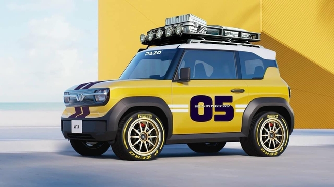 1001 ý tưởng độ VinFast VF 3 của CĐM Việt: Dán đề can màu chưa đủ, độ cả bán tải, mui trần, limousine- Ảnh 11. 1001 ý tưởng độ VinFast VF 3 của CĐM Việt: Dán đề can màu chưa đủ, độ cả bán tải, mui trần, limousine- Ảnh 11.