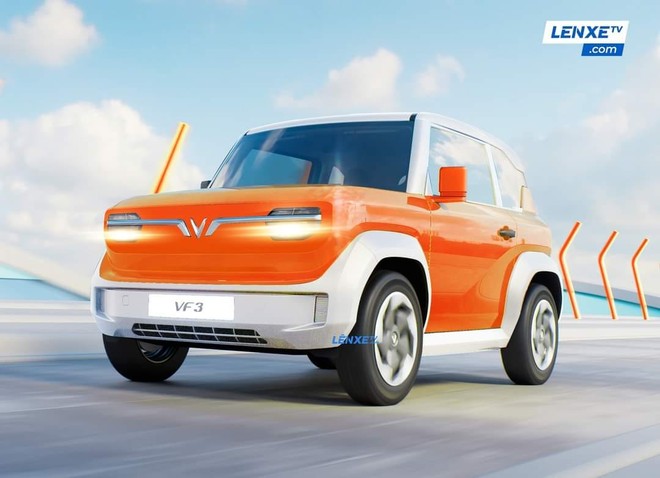 1001 ý tưởng độ VinFast VF 3 của CĐM Việt: Dán đề can màu chưa đủ, độ cả bán tải, mui trần, limousine- Ảnh 6. 1001 ý tưởng độ VinFast VF 3 của CĐM Việt: Dán đề can màu chưa đủ, độ cả bán tải, mui trần, limousine- Ảnh 6.