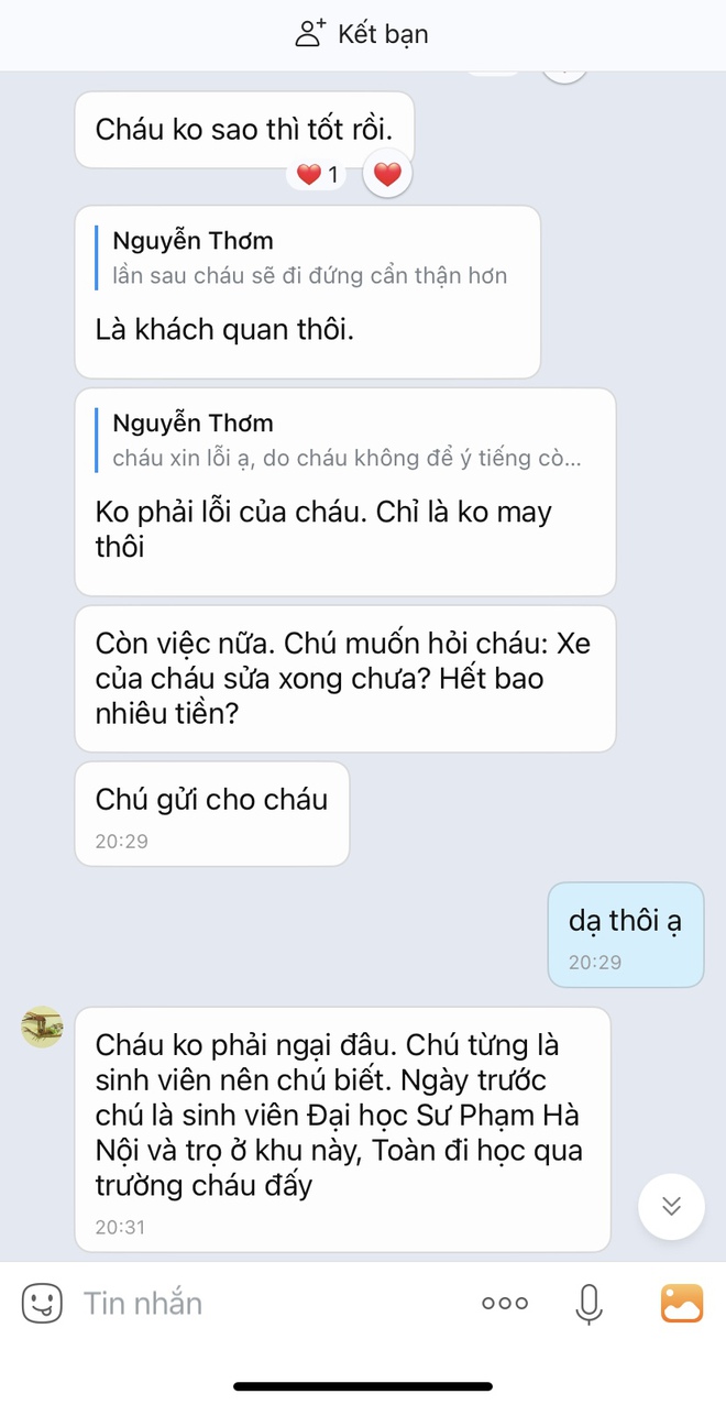 Một ngày sau va chạm, nữ sinh gặp người đàn ông lạ đầu ngõ, câu hỏi khiến cô nghẹn ngào- Ảnh 4. Một ngày sau va chạm, nữ sinh gặp người đàn ông lạ đầu ngõ, câu hỏi khiến cô nghẹn ngào- Ảnh 4.