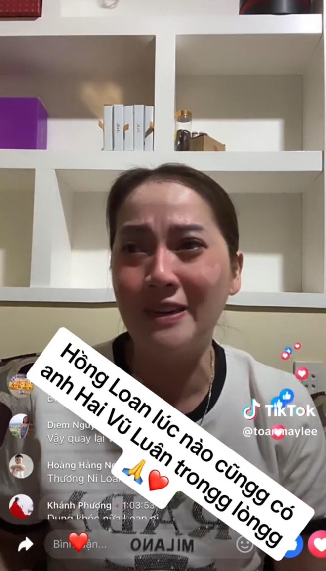 Hồng Loan khóc nức nở nói lời sau cùng với NSƯT Vũ Luân: Hồng Loan khóc nức nở nói lời sau cùng với NSƯT Vũ Luân: