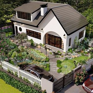 Mẫu biệt thự sân vườn