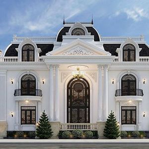 Mẫu biệt thự kiểu Pháp