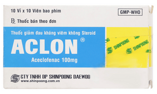 Thu hồi toàn quốc lô thuốc giảm đau Aclon vi phạm mức 2, yêu cầu thu hồi trong 15 ngày
