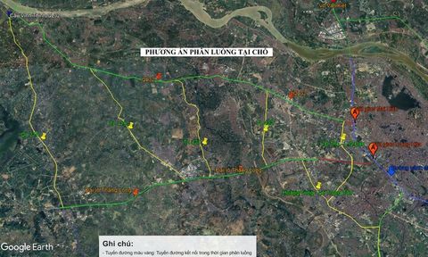 Chi tiết phương án phân luồng thí điểm hạn chế xe tải nặng trên đại lộ Thăng Long và Quốc lộ 32