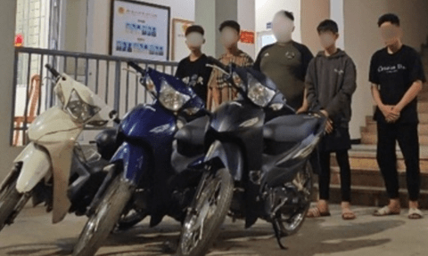 Làm rõ ổ nhóm trộm xe máy trẻ tuổi trên địa bàn Hà Nội
