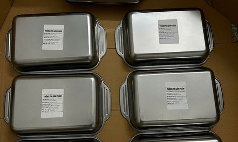 “Vua Khay-Inox” bị xử phạt vì bán hơn 2.000 sản phẩm vi phạm nhãn hàng hóa