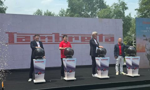 Xe máy Lambretta trở lại gây sốt dân chơi Việt